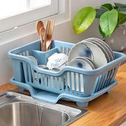 家用沥水碗架碗筷餐具收纳架，厨房用品大号落地碗碟滴水置物架