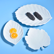 创意陶瓷盘子纯白点心盘，蛋糕碟可爱碟子，甜品西餐碟寿司小吃餐具