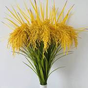 仿真麦穗稻谷水稻假花干花塑料花拍摄道具户外客厅摆放花