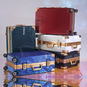 20寸24寸旅行箱登机箱PC拉杆箱拉链箱学生收行李箱皮箱子