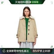 香港直邮潮奢meryllrogge男士米色大衣107us24trench