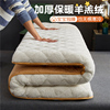 羊羔绒床垫冬季保暖加厚榻榻米席梦思租房专用家用双人垫被褥