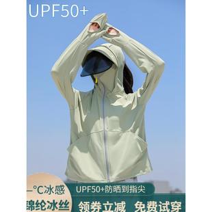 2024防晒衣女夏季防紫外线UPF50+冰丝大码防晒服骑车开衫外套