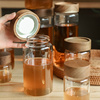 食品级玻璃民宿茶叶蜂蜜罐子储物罐专用分装瓶咖啡豆保存杂粮密封
