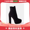 香港直邮潮奢 AQUAZZURA 女士Roya 140 绒面革防水台靴子