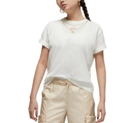 Nike耐克短袖休闲运动简约透气宽松半袖T恤女款白色DO5021-133
