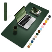 学生书桌垫双面纯色皮革PVC防水写字桌办公室电脑桌布茶几可收纳