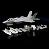 特尔博1 72f35战斗机模型F-35隐身飞机模型合金静态航模摆件成品