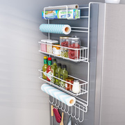 冰箱置物架侧面收纳架厨房用品大全多层保鲜膜调料多功能侧壁挂架