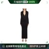 香港直邮AREA 罗纹针织连衣裙 2401D14300Black
