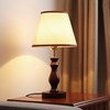 现代简约卧室实木小台灯欧式时尚，个性温馨创意调光遥控led床头灯