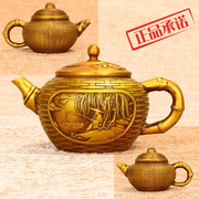 销㊣售 做旧仿古 金属铜制 家居装饰品摆件 小茶壶 收藏