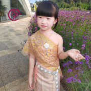 泰国傣服装金属饰品傣族，服饰项链腰链金色，银色百搭傣裙装饰民族风