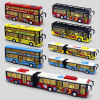 合金公交模型儿童双层公共汽车玩具车男孩校车仿真大号双层巴士
