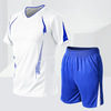 男士健身男式休闲时尚短裤，运动套装短袖，两件套五分晨跑服装运动衣