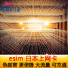 日本电话卡 eSIM手机 4G高速上网3-30天 东京北海道旅游上网