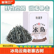 冰岛普洱茶生茶散茶新益号云南老寨古树茶冰岛茶生普洱茶叶自己喝