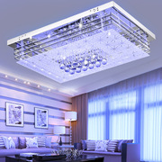 led水晶灯客厅灯长方形吸顶灯，现代简约卧室餐厅，灯大气家用灯具