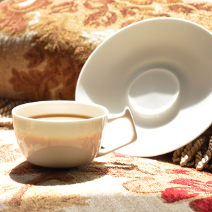 骨瓷咖啡杯套装简约欧式纯白陶瓷咖啡杯小奢华杯碟下午茶茶具logo