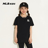 MLB儿童女童队标连衣裙运动时尚可爱小logo短袖裙子夏款
