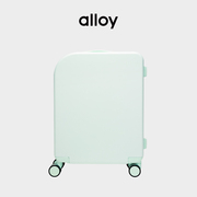 alloy行李箱登机箱万向轮密码，旅行箱24寸小型乐几薄荷绿pc拉杆箱