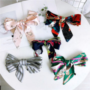 2米韩国细长条窄丝巾，女围巾小领巾丝带，腰带发带飘带缎带ins装饰