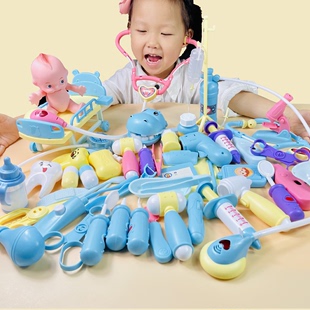 儿童医生玩具过家家角色扮演护士打针宝宝牙医听诊器医疗箱套装