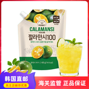 韩国直邮NOKCHAWON绿茶园卡曼橘原液桔子汁莼果汁健康营养饮料480