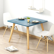 餐桌小户型家用方桌简易吃饭桌，出租屋饭桌实木餐桌椅组合46人桌子