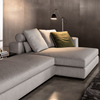 布艺沙发大小户型转角科技布客厅木质实木沙发轻奢极简多人组合