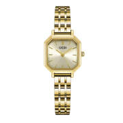  歌迪商务手表有质感石英士钢带女时尚方形玫瑰普通国产腕表