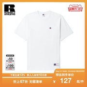 russellathletic夏季男装r标刺绣，短袖t恤2070lxk