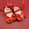 婴儿鞋宝宝软底鞋新生儿鞋子满月百日生日鞋中国风传统手工布鞋