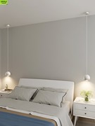 欧普卧室床头灯现代极简创意，个性小吊灯北欧简约阳台可升降轻奢吊