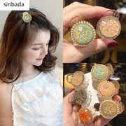 气质头发夹子g头饰可爱后脑勺发夹女顶夹小抓夹发卡小号刘海夹