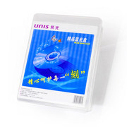 UNIS紫光 两面装蓝光盒 加厚CD/DVD光盘盒 碟盒 透明 20个套装