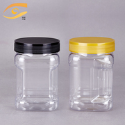1Kg塑料蜂蜜瓶720ml食品罐糖果罐干果杂粮酱菜包装瓶透明手提罐子