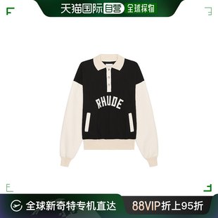 香港直邮潮奢rhude男士，xautomobililamborghini凸纹polo衫