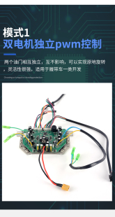 36v轮毂电机控制器双驱有感foc控制器  电动卡丁车控制器