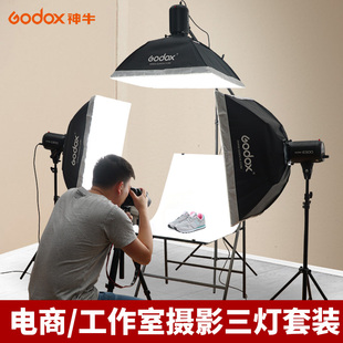 Godox 神牛E250摄影闪光灯SK400ii二代专业室内摄影棚灯250W证件照打光灯SK300W静物产品拍照400W补光灯