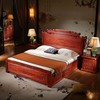 明清古典雕花红木床中式仿古花梨木床1.8米双人床1.5米单人床卧室
