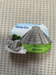泰国magnets手工树脂冰箱贴墨西哥奇琴伊察古玛雅城市图案