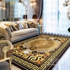 欧式奢华地毯客厅茶几，卧室床边复古美杜莎，地垫高级感美式沙发地毯