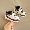 婴儿学步鞋1-3岁0一2小童男宝宝软底，棉鞋运动鞋子秋冬季加绒款女