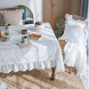 法式蕾丝桌布防水轻奢高级感餐桌布ins圆桌布家用长方形茶几台布