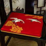 中式红木椅垫沙发坐垫餐椅垫夏薄款太师椅实N木圈椅椅子防滑海绵