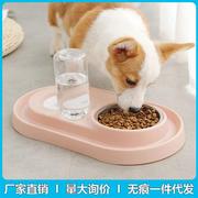 2023猫碗双碗宠物用品猫喝水器自动饮水狗狗碗狗盆猫咪狗狗食