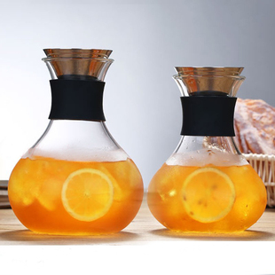 耐热冷水壶玻璃家用耐高温大容量凉水壶果汁壶，宜家水瓶丹麦solo壶