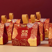 2023婚礼喜糖盒子结婚中式糖盒喜糖袋创意伴手礼糖果包装礼盒