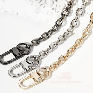 diy手工链条配件简约扣7mm金属，细链o型，链装饰挂件基础连浅金色